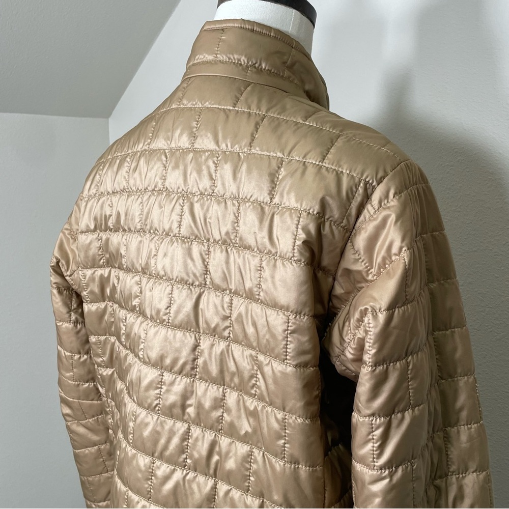 Patagonia Nano Puff Jacket Gold 1/2 Zip Quilted Puffer Pullover Coat Men's Large - Picture 7 of 16